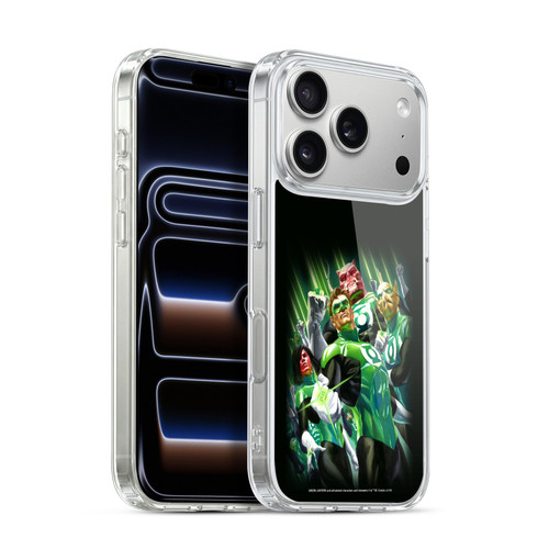Green Lantern DC Comics Comic Book Covers Group Soft Gel Case for Apple iPhone 17 Pro