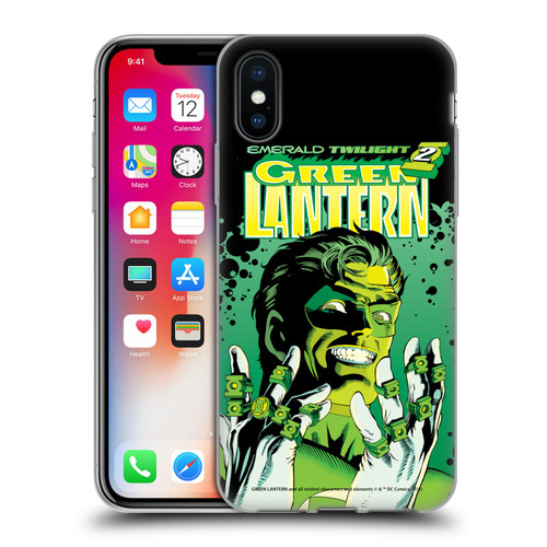Green Lantern DC Comics Comic Book Covers Emerald Twilight Soft Gel Case for Apple iPhone X / iPhone XS & MagSafe