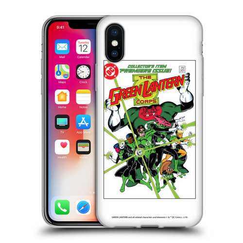 Green Lantern DC Comics Comic Book Covers Group 2 Soft Gel Case for Apple iPhone X / iPhone XS & MagSafe