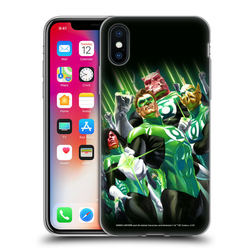 Green Lantern DC Comics Comic Book Covers Group Soft Gel Case for Apple iPhone X / iPhone XS & MagSafe