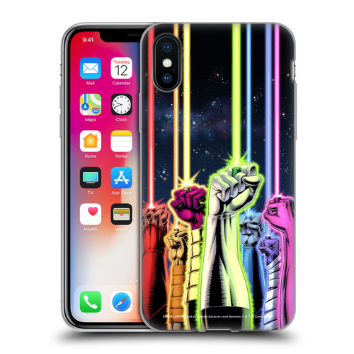 Green Lantern DC Comics Comic Book Covers Power Rings Soft Gel Case for Apple iPhone X / iPhone XS & MagSafe