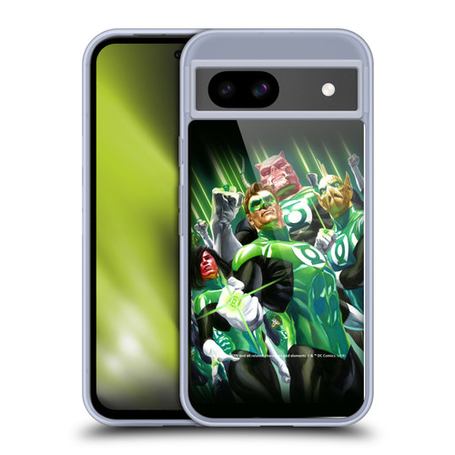 Green Lantern DC Comics Comic Book Covers Group Soft Gel Case for Google Pixel 8a