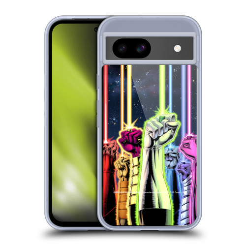 Green Lantern DC Comics Comic Book Covers Power Rings Soft Gel Case for Google Pixel 8a