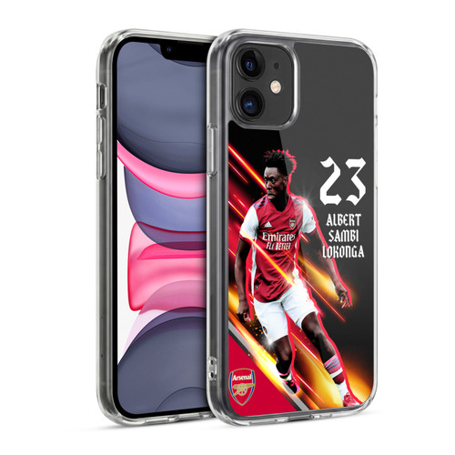 Arsenal FC 2021/22 First Team Albert Sambi Lokonga Soft Gel Case for Apple iPhone 11