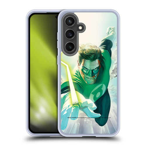 Green Lantern DC Comics Comic Book Covers Flight Soft Gel Case for Samsung Galaxy S24 FE & MagSafe