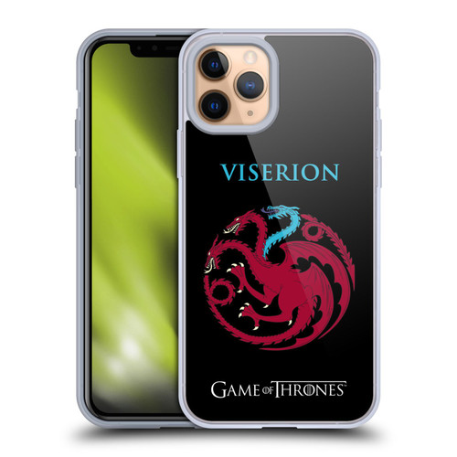 HBO Game of Thrones Graphics Dragon Viserion Soft Gel Case for Apple iPhone 11 Pro & MagSafe