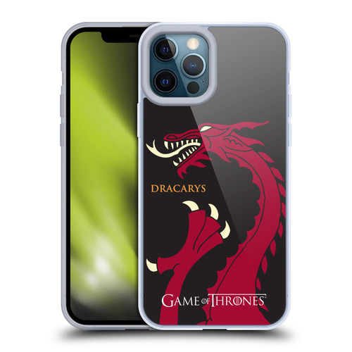 HBO Game of Thrones Graphics Dragon Dracarys Soft Gel Case for Apple iPhone 12 Pro Max & MagSafe