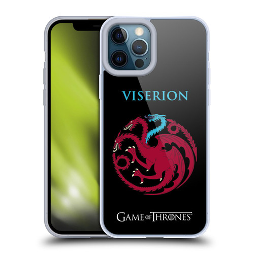 HBO Game of Thrones Graphics Dragon Viserion Soft Gel Case for Apple iPhone 12 Pro Max & MagSafe