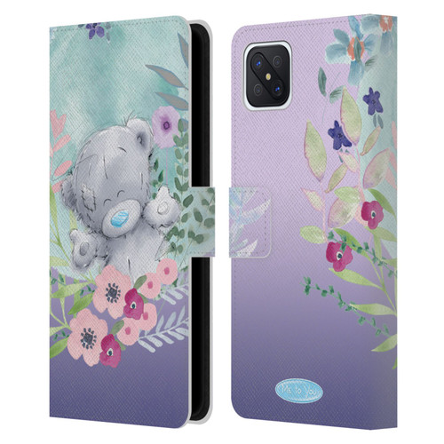 Me To You Soft Focus Happy Tatty Leather Book Wallet Case Cover For OPPO Reno4 Z 5G