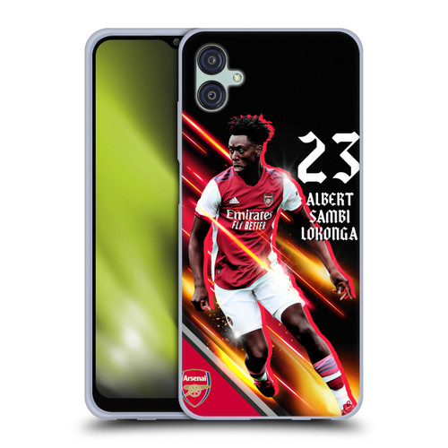 Arsenal FC 2021/22 First Team Albert Sambi Lokonga Soft Gel Case for Samsung Galaxy M04 5G / A04e