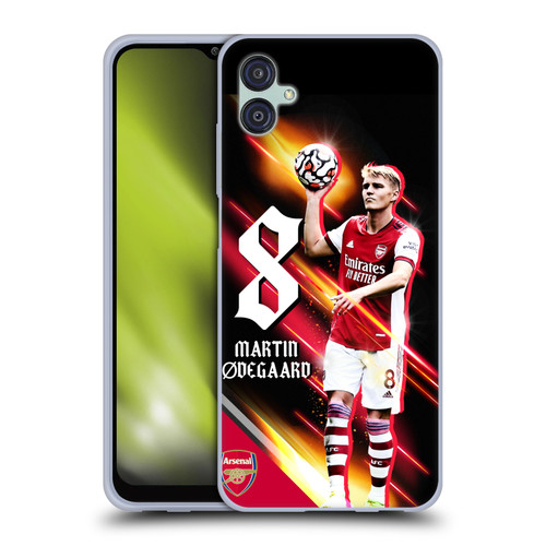 Arsenal FC 2021/22 First Team Martin Ødegaard Soft Gel Case for Samsung Galaxy M04 5G / A04e