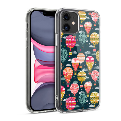 Andrea Lauren Design Assorted Hot Air Balloon Soft Gel Case for Apple iPhone 11