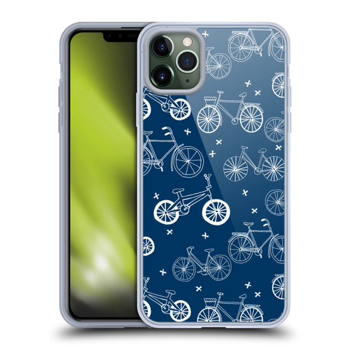 Andrea Lauren Design Assorted Bicycles Soft Gel Case for Apple iPhone 11 Pro Max & MagSafe
