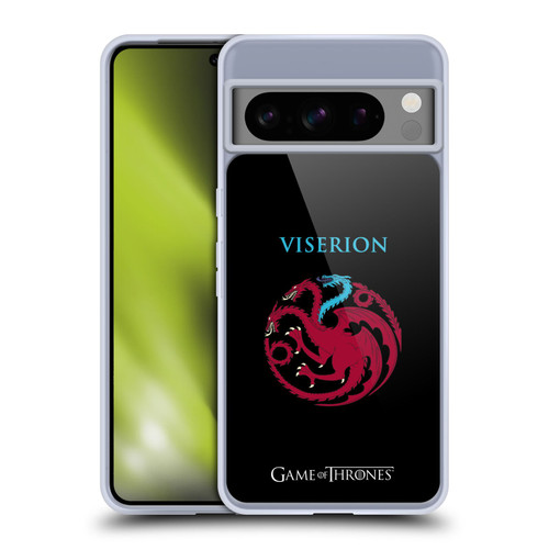 HBO Game of Thrones Graphics Dragon Viserion Soft Gel Case for Google Pixel 8 Pro