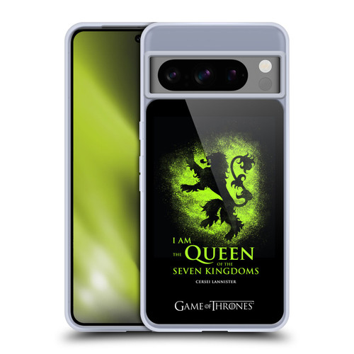 HBO Game of Thrones Graphics Queen Cersei Soft Gel Case for Google Pixel 8 Pro