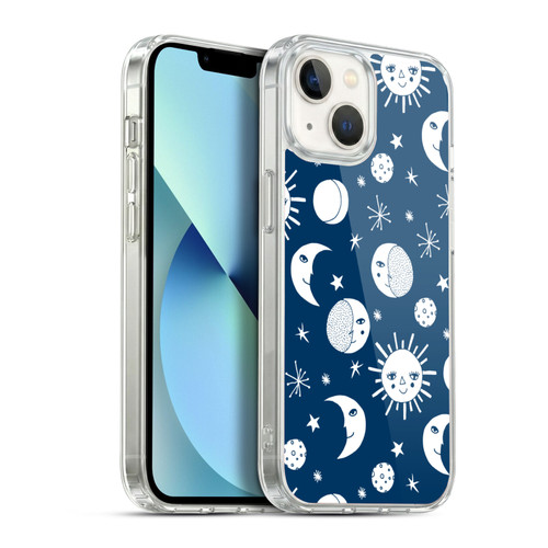Andrea Lauren Design Assorted Sun Moon Soft Gel Case for Apple iPhone 13