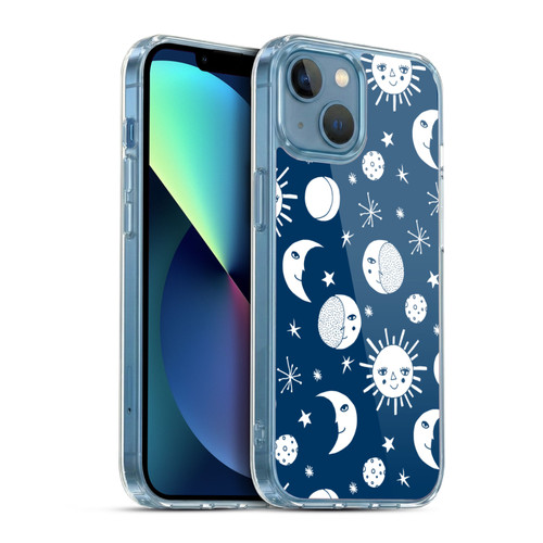 Andrea Lauren Design Assorted Sun Moon Soft Gel Case for Apple iPhone 13 Mini & MagSafe