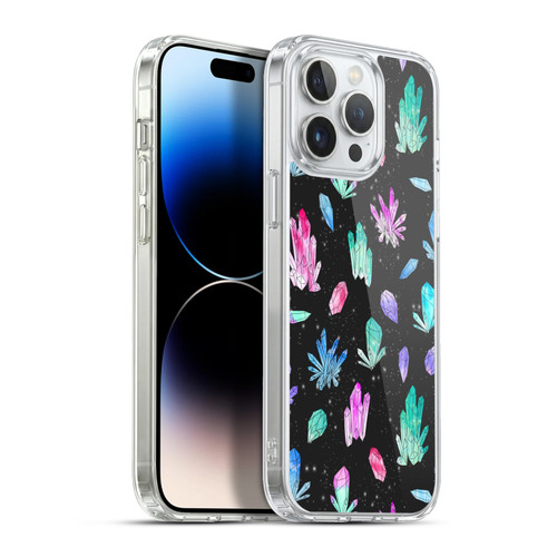 Andrea Lauren Design Assorted Crystals Soft Gel Case for Apple iPhone 13 Pro Max & MagSafe