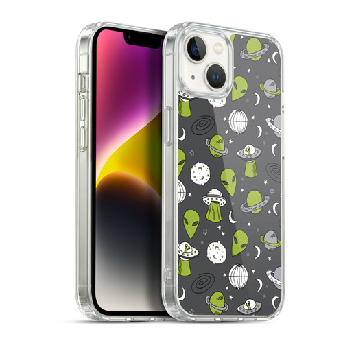 Andrea Lauren Design Assorted Aliens Soft Gel Case for Apple iPhone 14 Plus & MagSafe