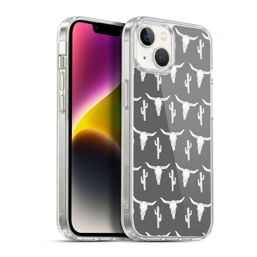 Andrea Lauren Design Assorted Skulls Soft Gel Case for Apple iPhone 14 Plus & MagSafe