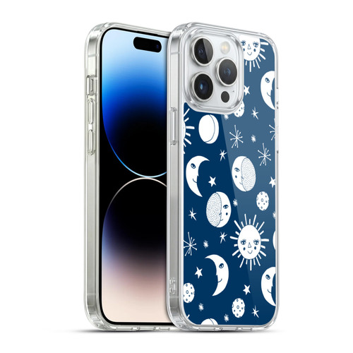 Andrea Lauren Design Assorted Sun Moon Soft Gel Case for Apple iPhone 14 Pro Max & MagSafe