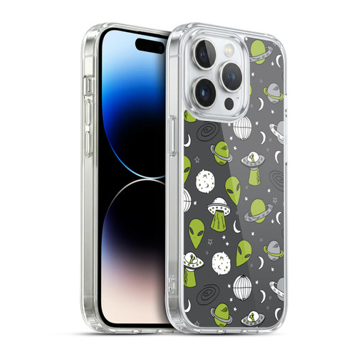 Andrea Lauren Design Assorted Aliens Soft Gel Case for Apple iPhone 14 Pro & MagSafe