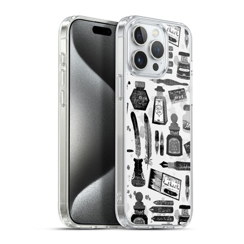 Andrea Lauren Design Assorted Calligraphy Soft Gel Case for Apple iPhone 15 Pro Max & MagSafe