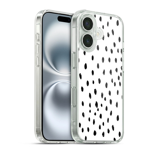 Andrea Lauren Design Assorted Dots Soft Gel Case for Apple iPhone 16 & MagSafe