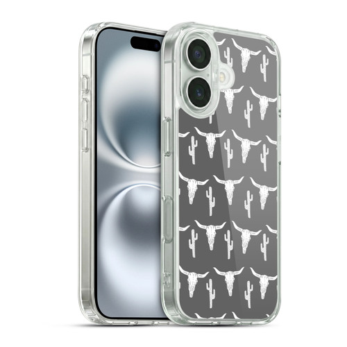 Andrea Lauren Design Assorted Skulls Soft Gel Case for Apple iPhone 16 & MagSafe