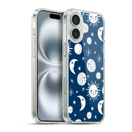Andrea Lauren Design Assorted Sun Moon Soft Gel Case for Apple iPhone 16 Plus & MagSafe