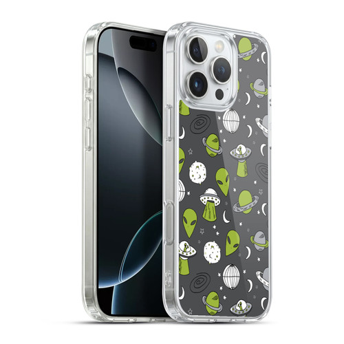 Andrea Lauren Design Assorted Aliens Soft Gel Case for Apple iPhone 16 Pro Max & MagSafe