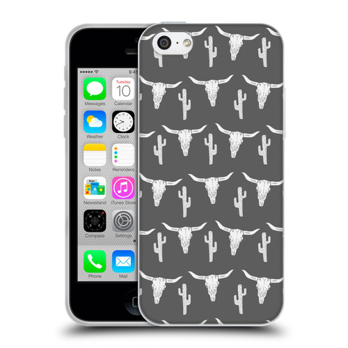 Andrea Lauren Design Assorted Skulls Soft Gel Case for Apple iPhone 5c