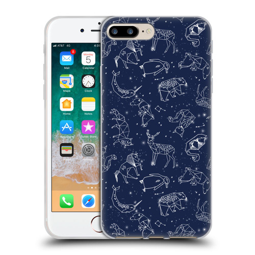 Andrea Lauren Design Assorted Constellations Soft Gel Case for Apple iPhone 7 Plus / 8 Plus & MagSafe
