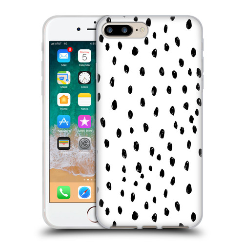 Andrea Lauren Design Assorted Dots Soft Gel Case for Apple iPhone 7 Plus / 8 Plus & MagSafe