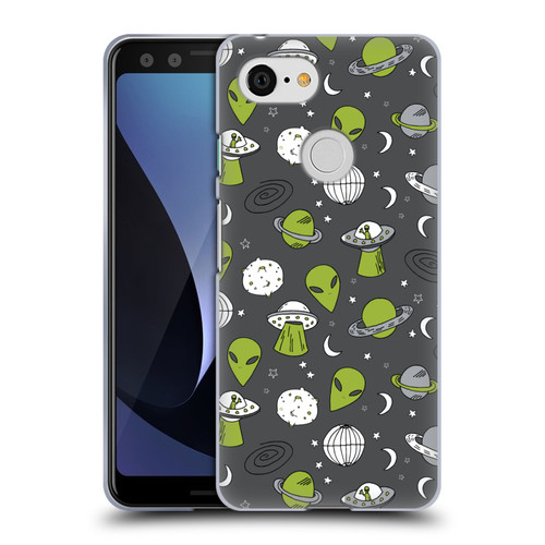 Andrea Lauren Design Assorted Aliens Soft Gel Case for Google Pixel 3