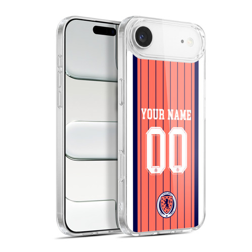 Custom Customised Personalised Scotland National Team 2026/27 Kit Away Soft Gel Case for Apple iPhone 17 Air