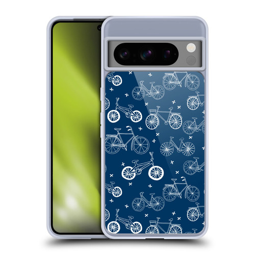 Andrea Lauren Design Assorted Bicycles Soft Gel Case for Google Pixel 8 Pro