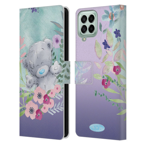 Me To You Soft Focus Happy Tatty Leather Book Wallet Case Cover For Samsung Galaxy M33 (2022)
