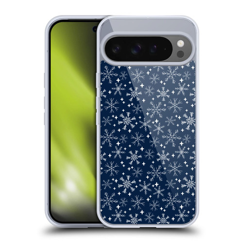 Andrea Lauren Design Assorted Snowflakes Soft Gel Case for Google Pixel 9 Pro XL