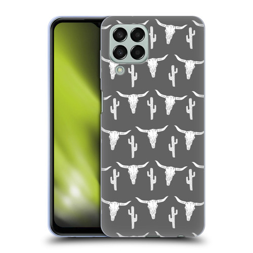 Andrea Lauren Design Assorted Skulls Soft Gel Case for Samsung Galaxy M33 (2022)