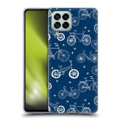 Andrea Lauren Design Assorted Bicycles Soft Gel Case for Samsung Galaxy M53 (2022)