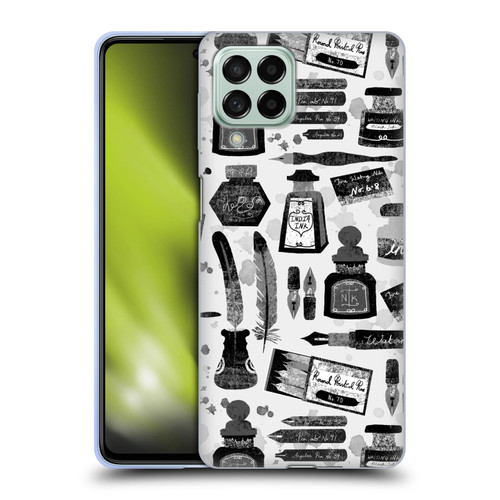 Andrea Lauren Design Assorted Calligraphy Soft Gel Case for Samsung Galaxy M53 (2022)