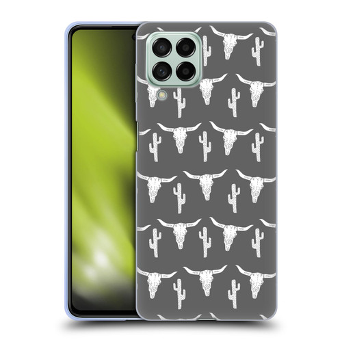 Andrea Lauren Design Assorted Skulls Soft Gel Case for Samsung Galaxy M53 (2022)