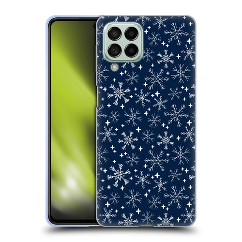 Andrea Lauren Design Assorted Snowflakes Soft Gel Case for Samsung Galaxy M53 (2022)