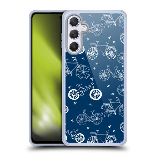 Andrea Lauren Design Assorted Bicycles Soft Gel Case for Samsung Galaxy M54 5G