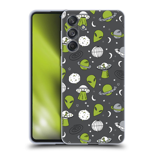Andrea Lauren Design Assorted Aliens Soft Gel Case for Samsung Galaxy M55 5G
