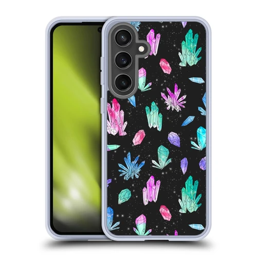 Andrea Lauren Design Assorted Crystals Soft Gel Case for Samsung Galaxy S24 FE & MagSafe