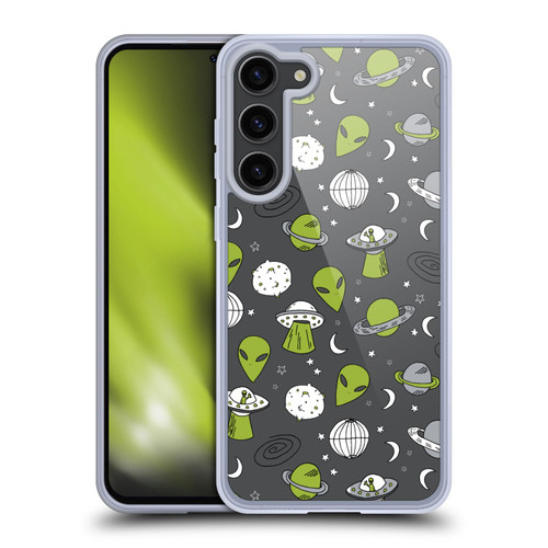 Andrea Lauren Design Assorted Aliens Soft Gel Case for Samsung Galaxy S23+ 5G & MagSafe