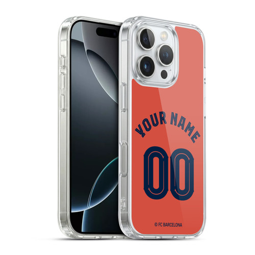 Custom Customised Personalised FC Barcelona 2025/26 Kit Third Soft Gel Case for Apple iPhone 16 Pro