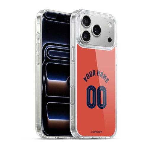 Custom Customised Personalised FC Barcelona 2025/26 Kit Third Soft Gel Case for Apple iPhone 17 Pro Max